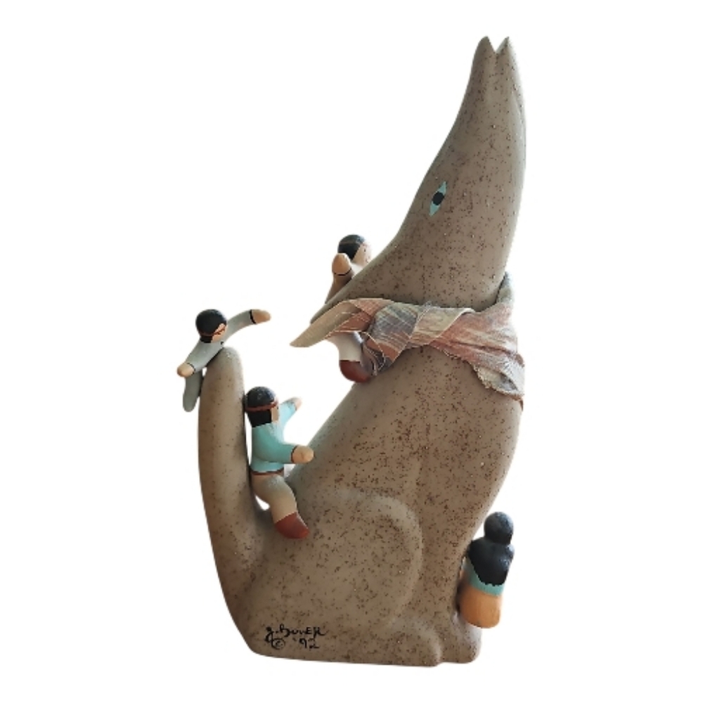 Vintage J. Bower Storyteller Figurine - Picture 9 of 9
